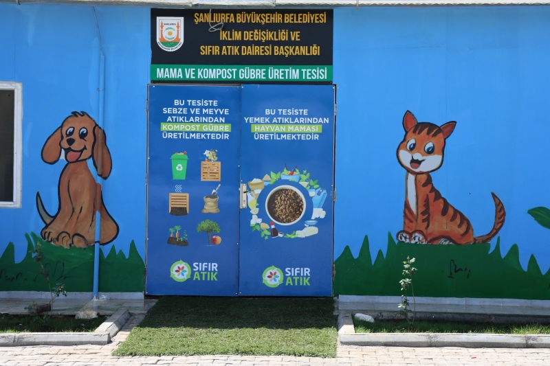 ŞANLIURFA'DA ORGANİK ATIKLARDAN MAMA VE KOMPOST GÜBRE ÜRETİMİ BAŞLADI