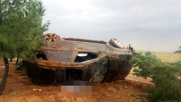 Şanlıurfa'da otomobil devrildi: 1 ölü, 4 yaralı