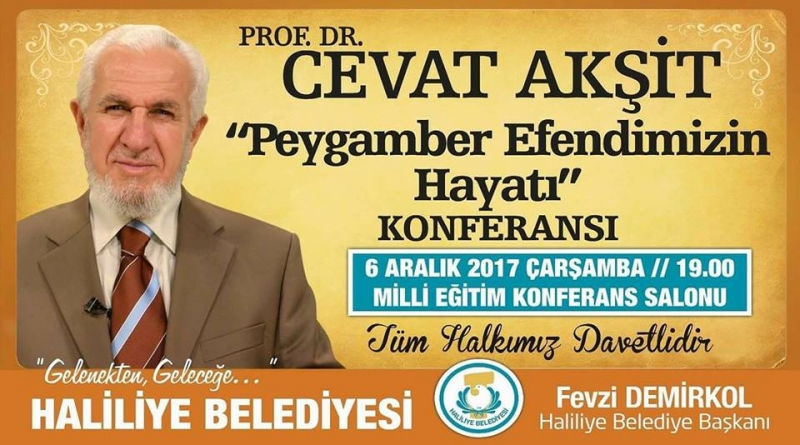 Şanlıurfa’da “Peygamber Efendimizin Hayatı” konferansı