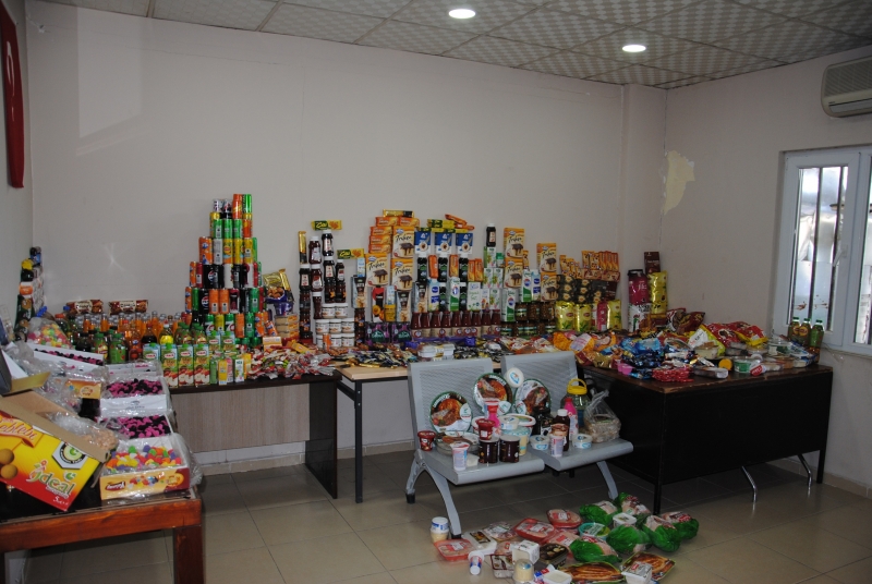 Şanlıurfa’da son kullanma tarihi geçmiş yüzlerce ürün ele geçirildi