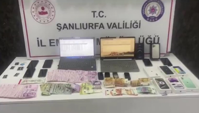 Şanlıurfa’da telefon dolandırıcılığı operasyonu: 5 tutuklama