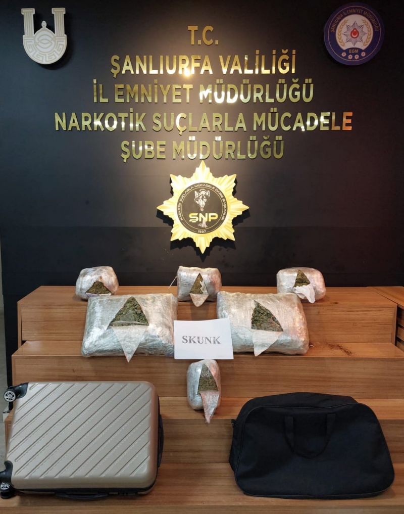 Şanlıurfa’da uyuşturucu ele geçirildi