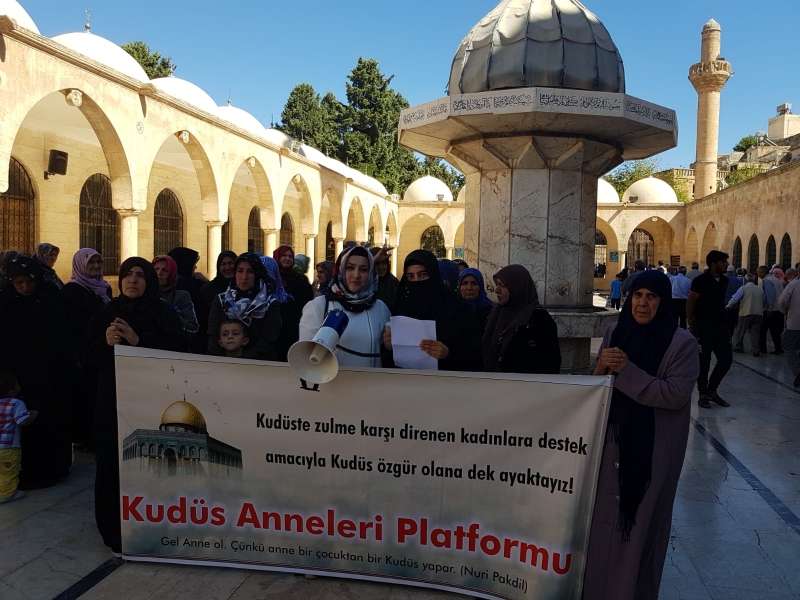 Şanlıurfalı Kudüs Anneleri 41. kez eylem yaptı