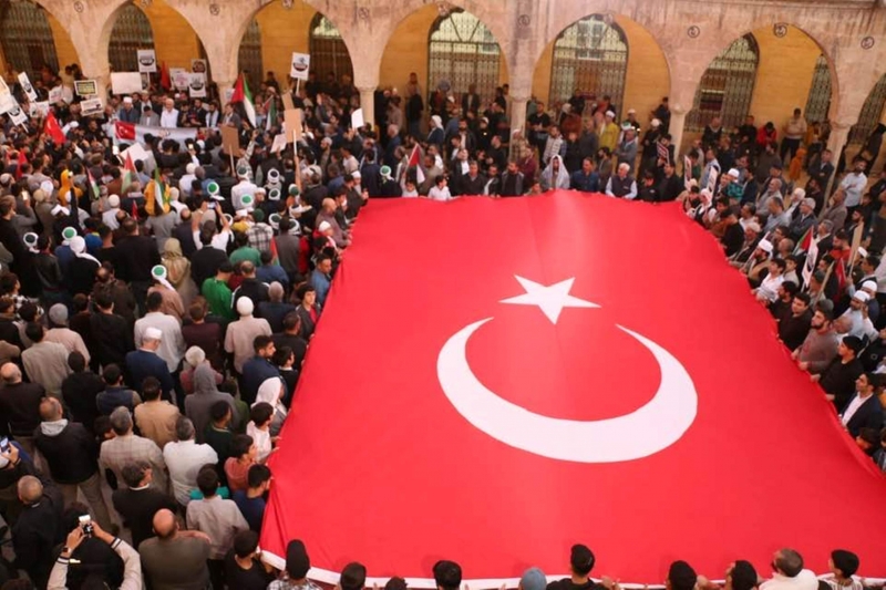 Şanlıurfalıların Filistin’e destek faaliyetleri sürüyor