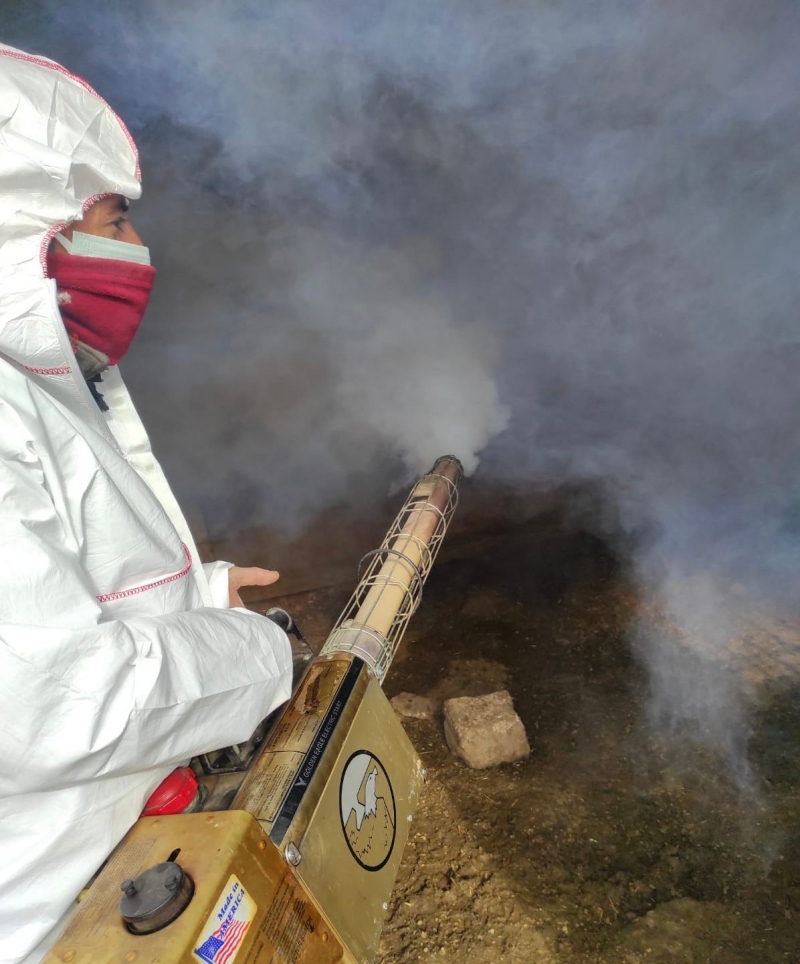 Şark Çıbanı Vakalarına Yönelik Haşere Mücadele Çalışması Başlatıldı.