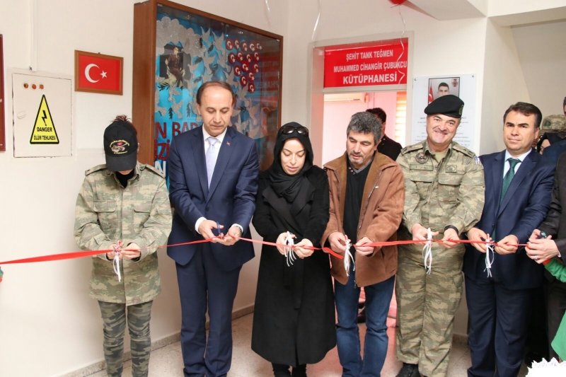 ŞEHİT ÇUBUKÇU ADINA KÜTÜPHANE AÇILDI