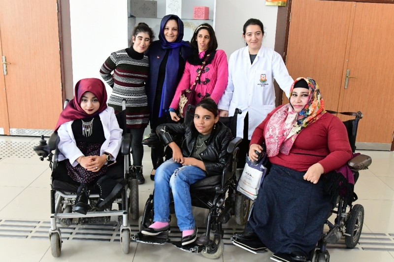 Sema Çiftçi den Engelli Bireylere Ziyaret