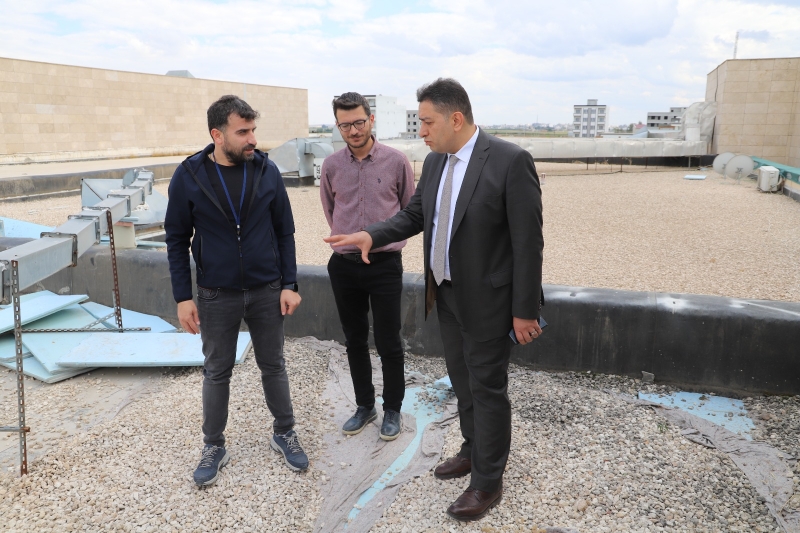 Solmaz Akçakale de sağlık tesislerini inceledi