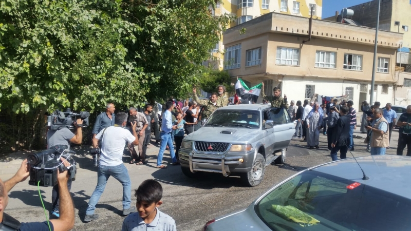 Suriye ordusu ugurlandı.