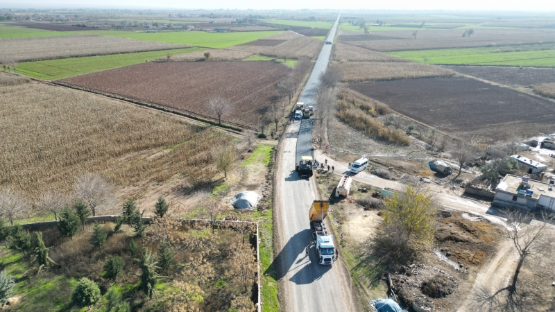SURUÇ BOSTANCI GRUP YOLUNDA SICAK ASFALT