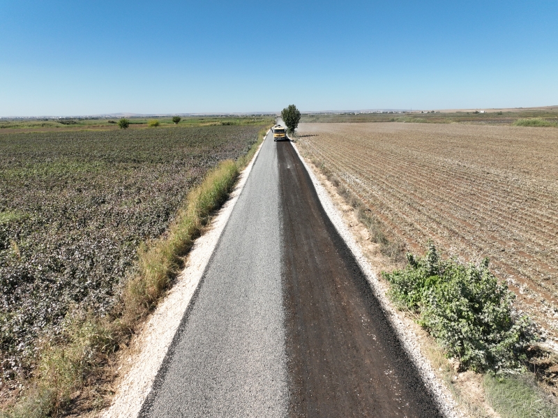SURUÇ - EYYÜBİYE ARASI GRUP YOLU ASFALTLAMA ÇALIŞMALARI BAŞLADI