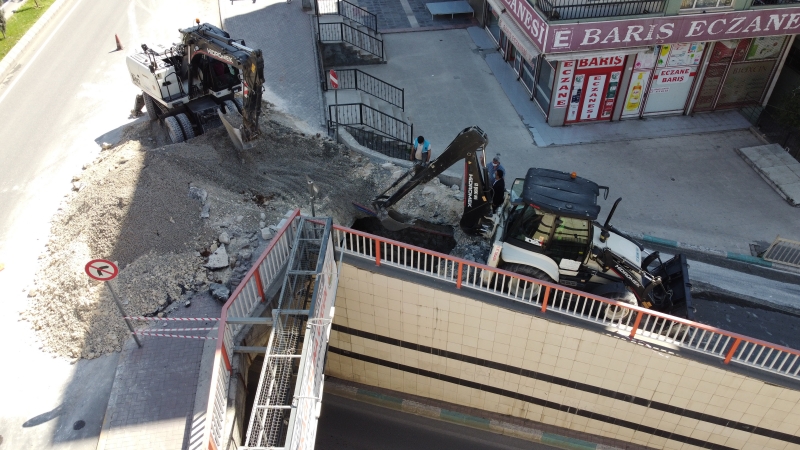 ŞUSKİ EKİPLERİNDEN ANINDA MÜDAHALE