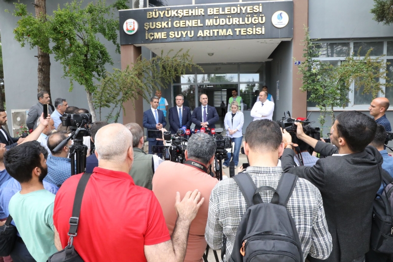 ŞUSKİ GENEL MÜDÜRÜ İZOL, ‘’İÇME SUYUNDA İNSAN SAĞLIĞINI ETKİLEYECEK BİR DURUM SÖZ KONUSU DEĞİLDİR’’
