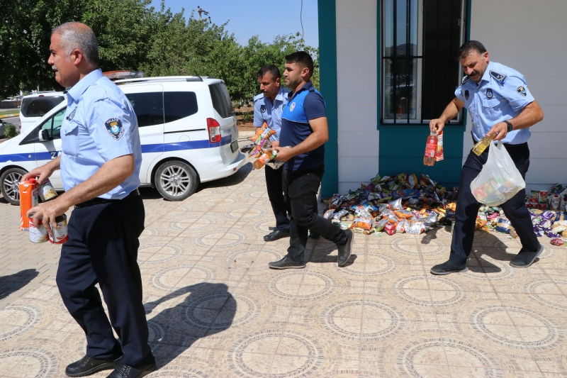 TARİHİ GEÇMİŞ BİNLERCE ÜRÜN İMHA EDİLDİ