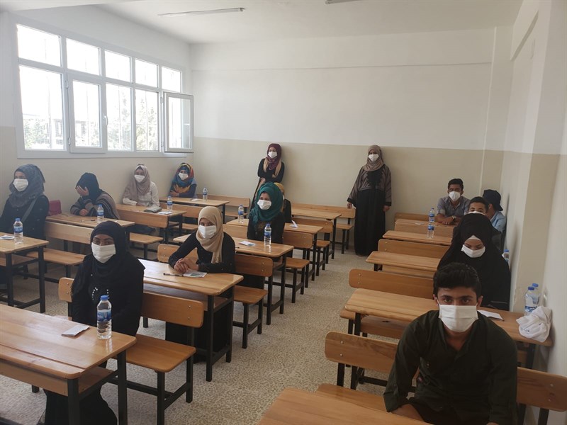 Telabayadlı Öğrenciler Sınava Girdi