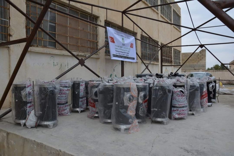 Telabyad ve Resulayn’da Çocuklar Üşümeyecek