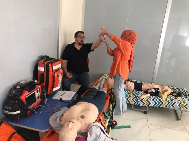 Temel İlk Yardım Eğitimleri Verildi.