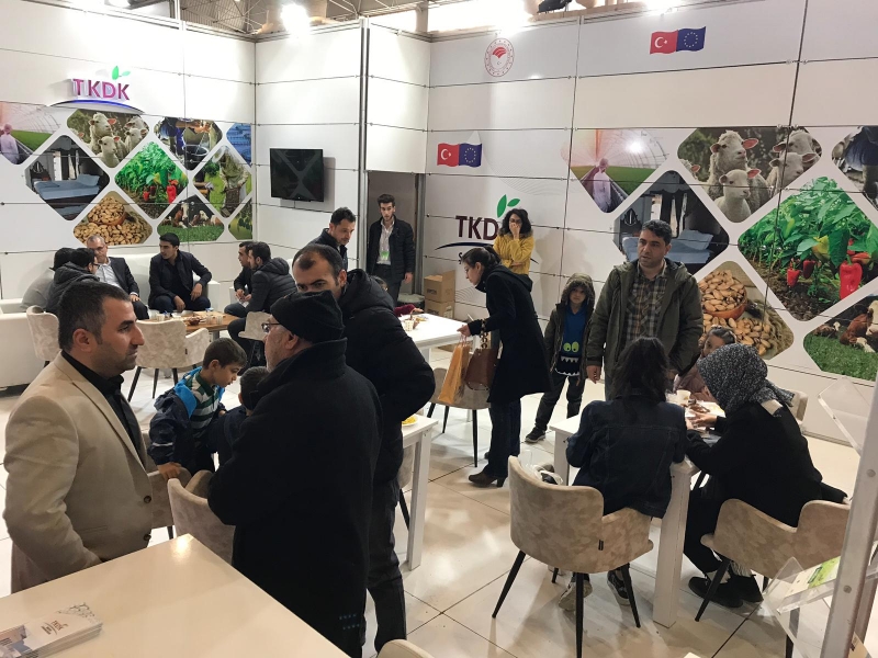 TKDK STANDI GIDA TARIM VE HAYVANCILIK FUARINDA BÜYÜK İLGİ GÖRDÜ