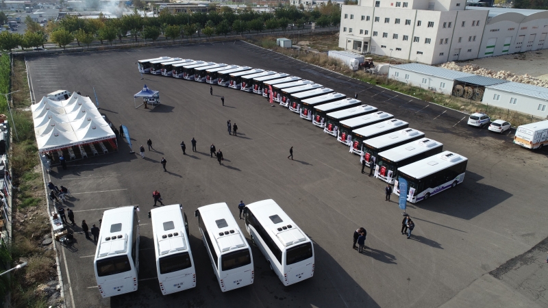 TOPLU TAŞIMA FİLOSUNA 27 OTOBÜS DAHA