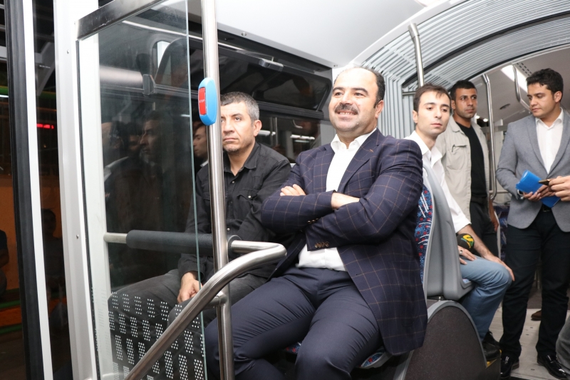 Trambüs Test Sürüşleri Başarı İle Tamamlandı