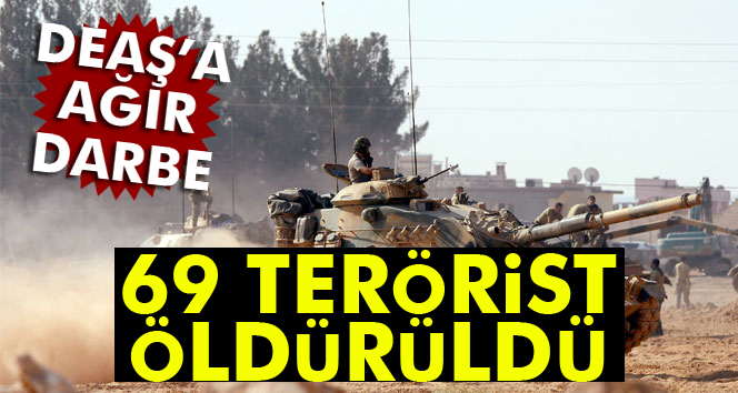 TSK: “24 saat içerisinde 69 DEAŞ mensubu terörist etkisiz hale getirildi”