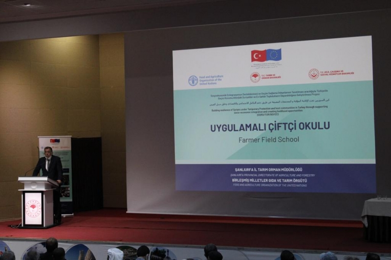 UYGULAMALI ÇİFTÇİ OKULLARI PROJESİNİN AÇILIŞ PROGRAMI GERÇEKLEŞTİRİLDİ