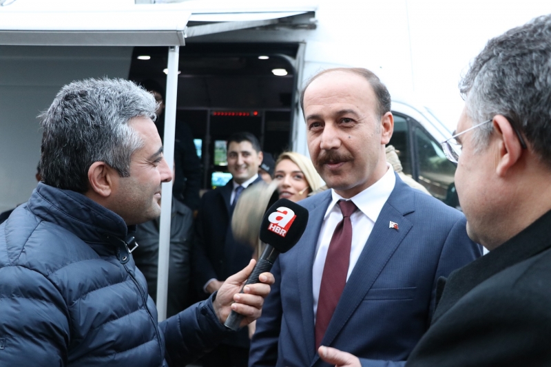 Vali Erin Akçakale'de Basınla Buluştu