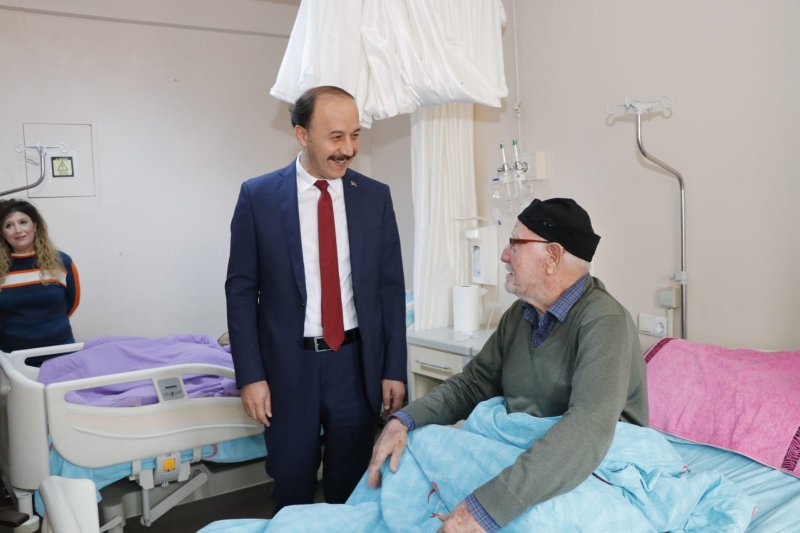 Vali Erin Bozova Devlet Hastanesinde İncelemelerde Bulundu