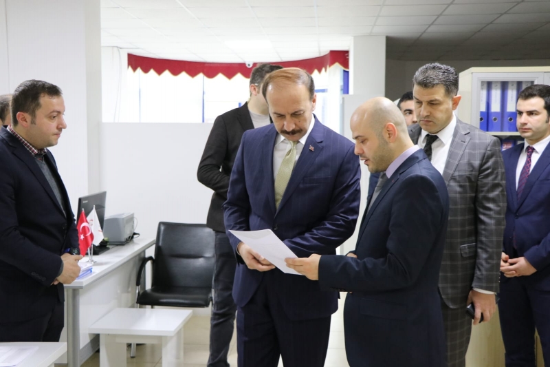 Vali Erin Göç İdaresin'de İncelemelerde Bulundu