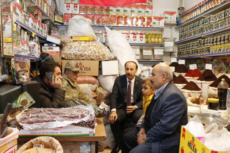 Vali Erin'den Esnaf Ziyareti