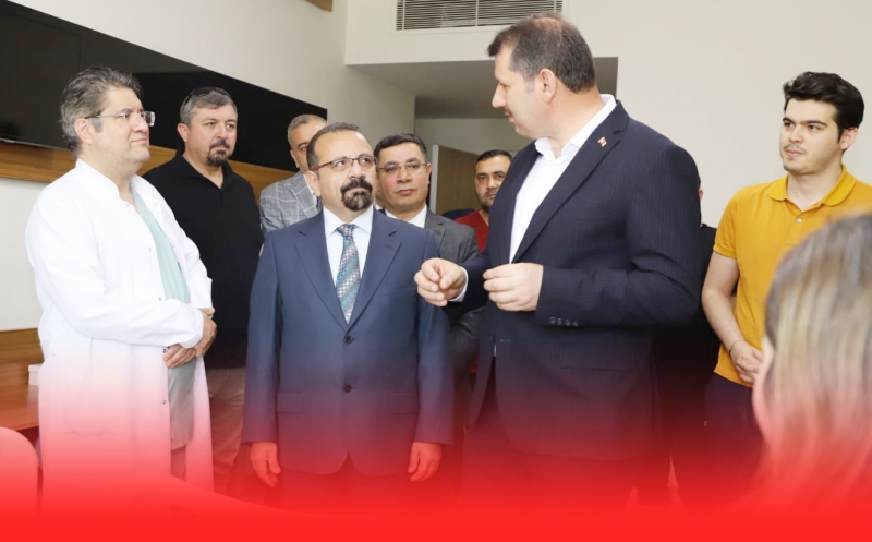Vali Salih Ayhan Metrolife Hastanesini Ziyaret Etti