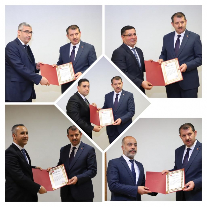 VALİ SALİH AYHAN’DAN SAĞLIK MÜDÜRLÜĞÜNE BAŞARI BELGESİ