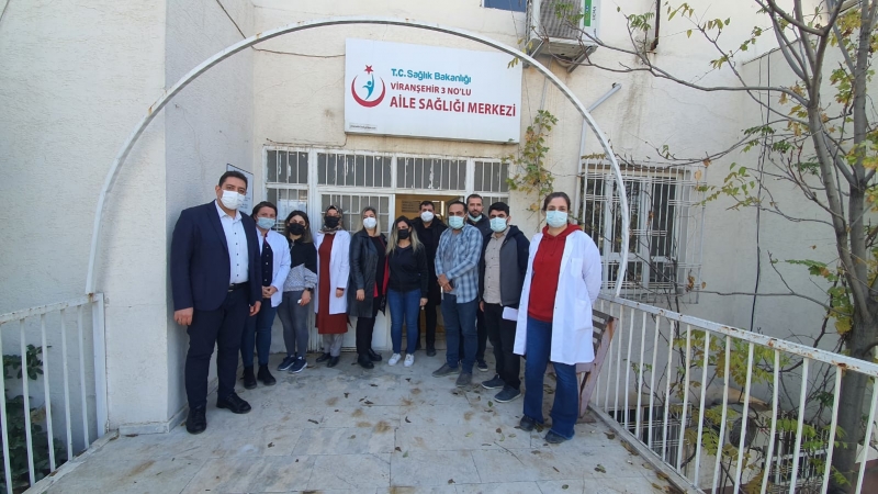 VİRANŞEHİR'DE 30 MOBİL EKİP İLE SAĞLIK ÇALIŞANLARI SAHADA