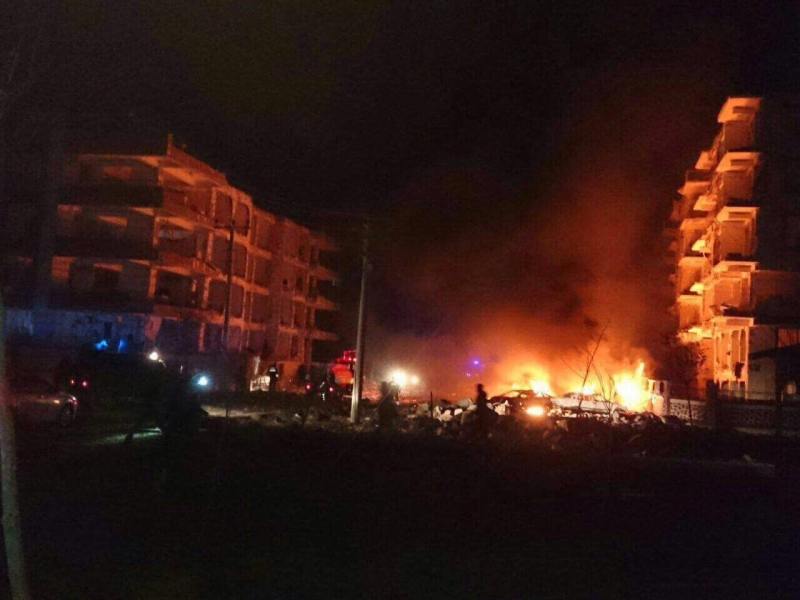 Viransehir'de patlama: 1 ölü 15 yaralı