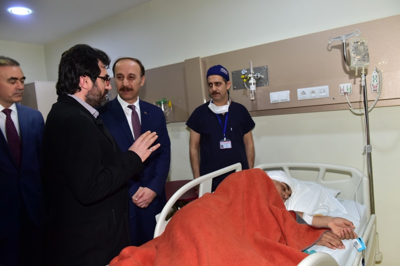 Yaralıları Ziyaret Ederek Sürücüleri Uyardı