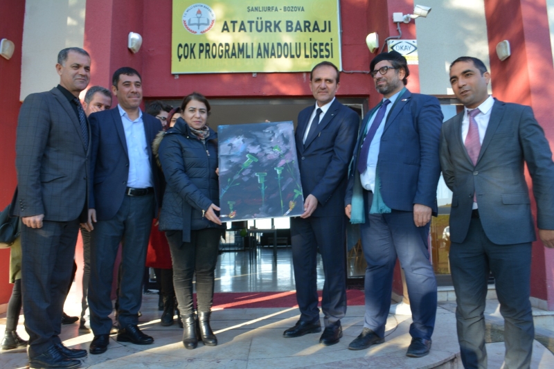 Yeşil hayat 4. resim çalıştayı sergisi açıldı.