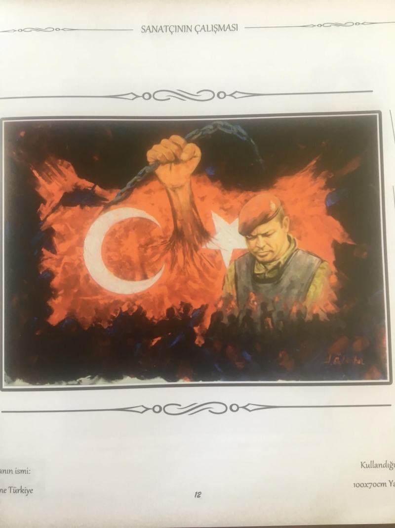 Yeşilay Şanlıurfa Şubesi'nden 15 Temmuz Resim Sergisi