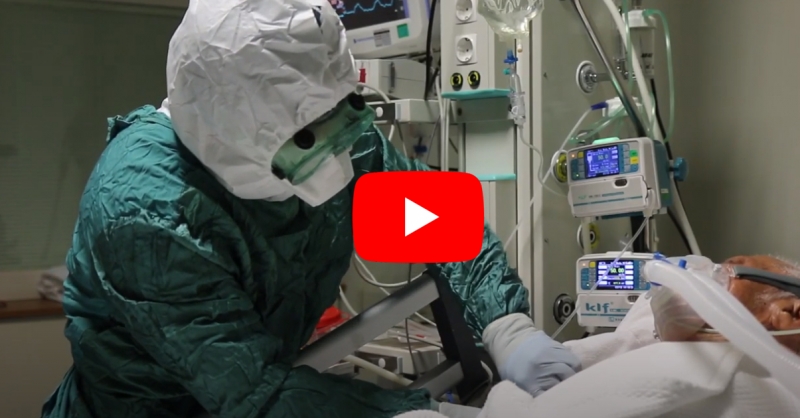 Yoğun Bakım Çalışanlarının Salgınla Zorlu Mücadelesi.