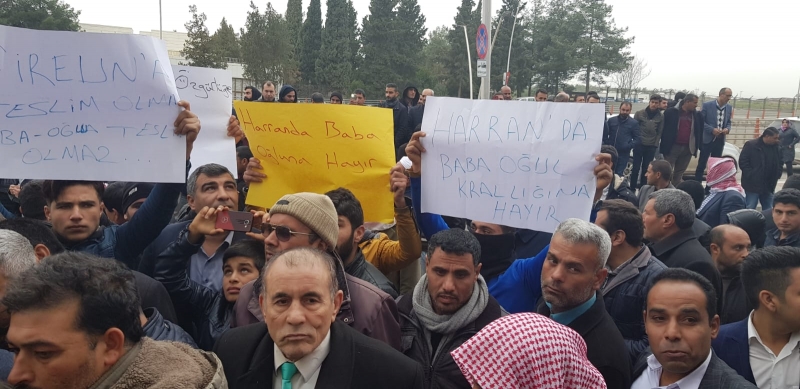 Yüzlerce araçlık konvoyla AK Parti İl binasını ziyaret ettiler