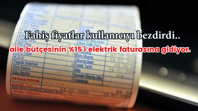 ZAMLI ELEKTRİK FATURALARI İSYAN ETTİRİYOR