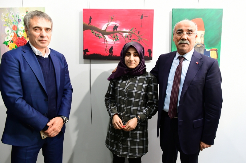 ZEYTİN DALI TABLOSU YOĞUN İLGİ GÖRDÜ